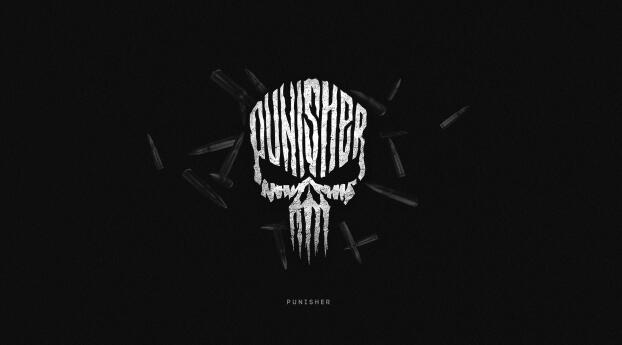 Punisher Minimal Cool Art HD Wallpaper 454x454 Resolution