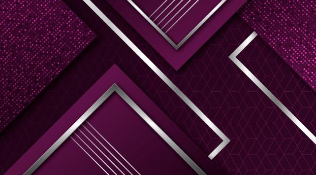 Purple Geometry Art Wallpaper 1920x1080 Resolution