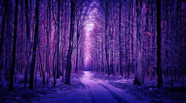 750x1334 Purple Winter Forest iPhone 6, iPhone 6S, iPhone 7 Wallpaper, HD  Nature 4K Wallpapers, Images, Photos and Background - Wallpapers Den