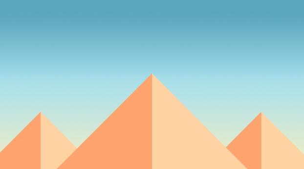 Pyramid Art Wallpaper 580x550 Resolution
