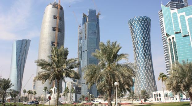 qatar, doha, city Wallpaper 1080x2280 Resolution