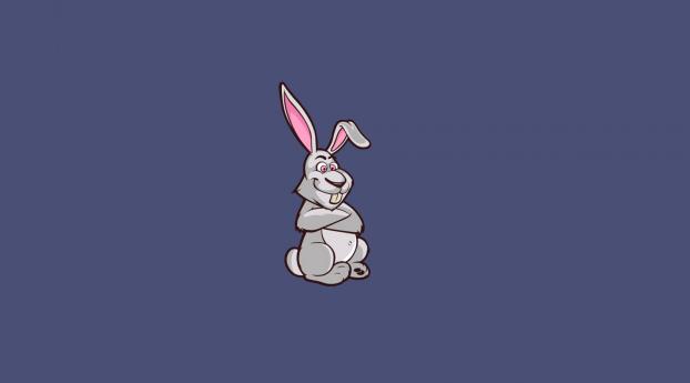 rabbit, art, minimalism Wallpaper 1080x2160 Resolution