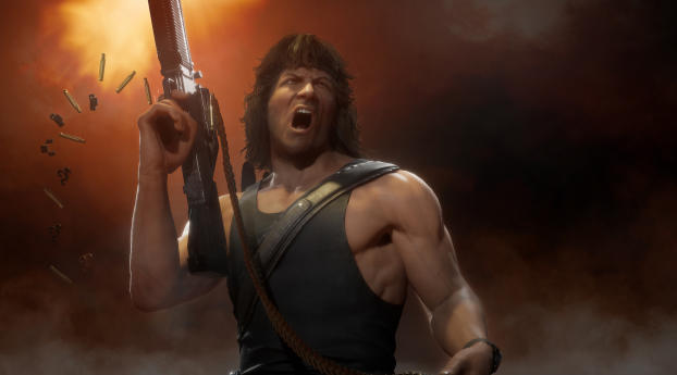 Rambo Mortal Kombat 11 Wallpaper 480x800 Resolution