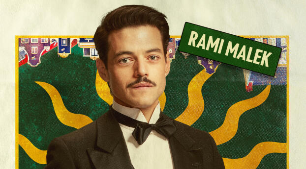 Rami Malek Amsterdam HD Movie Wallpaper 1080x2244 Resolution