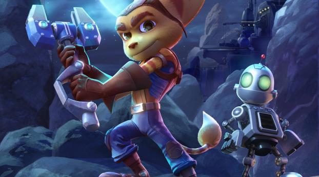 ratchet and clank, ratchet, clank Wallpaper 2160x3840 Resolution