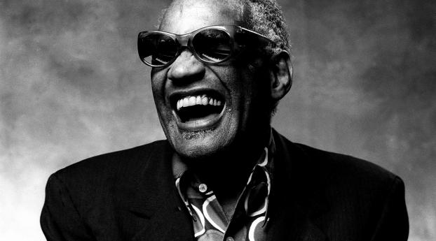 ray charles, musician, author Wallpaper 1080x2280 Resolution