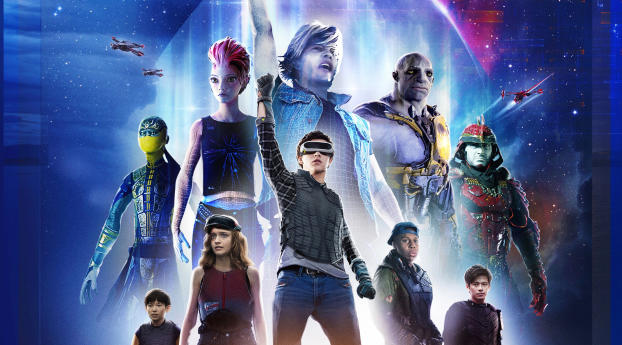 Ready Player One Gaming Poster Wallpaper 2480x900 Resolution