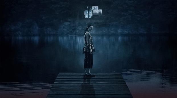 Rebecca Hall The Night House Movie Wallpaper 720x1600 Resolution