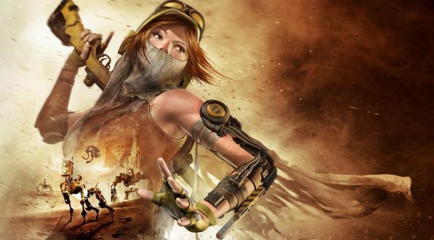 recore, game, girl Wallpaper 1024x768 Resolution