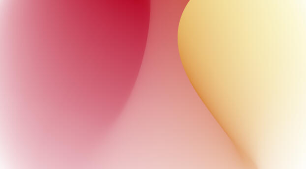 Red & Yellow Gradient Curves Wallpaper 1536x215 Resolution