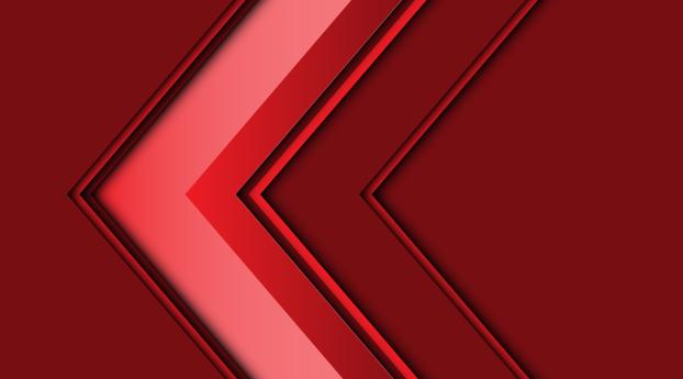 Red Artistic Left Arrow Wallpaper 2200x2480 Resolution