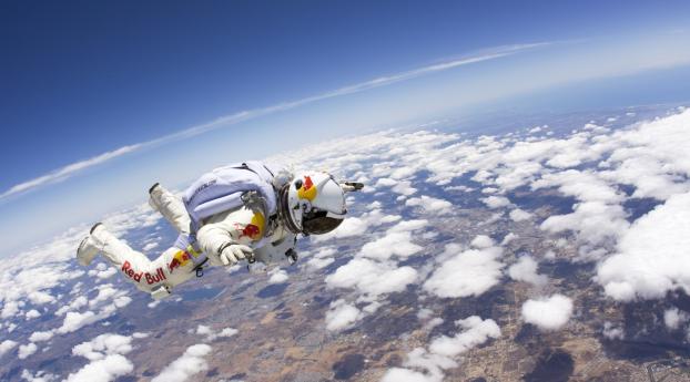 red-bull, skydiving, games Wallpaper 2560x1024 Resolution