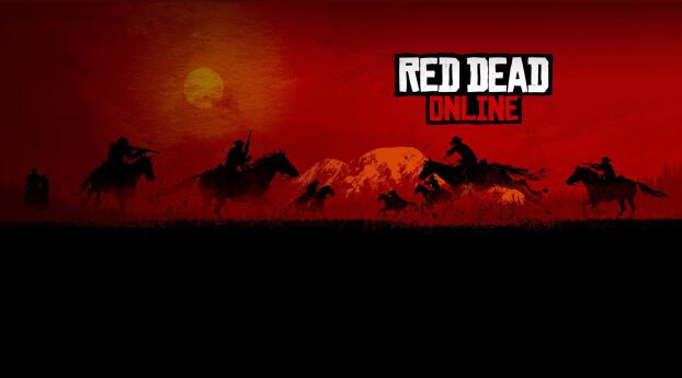 Red Dead Online HD Gaming Poster Wallpaper 1080x2340 Resolution