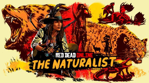 Red Dead Online The Naturalist Wallpaper 3400x1440 Resolution