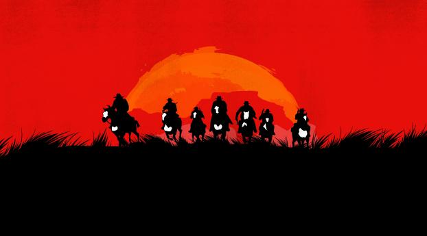 Red Dead Redemption 2 Game Wallpaper 1080x2310 Resolution