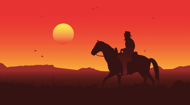 Red Dead Redemption 2 Wallpaper 1366x768 Resolution