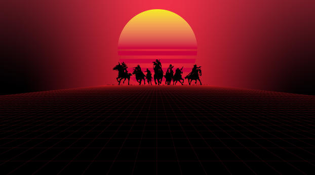 Red Dead Redemption 8k Minimal Wallpaper 320x200 Resolution