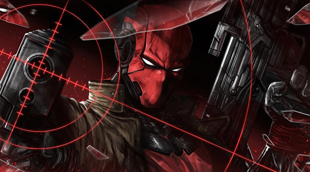 Red Hood 4k Superhero Digital Art Wallpaper