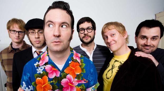 reel big fish, faces, glasses Wallpaper