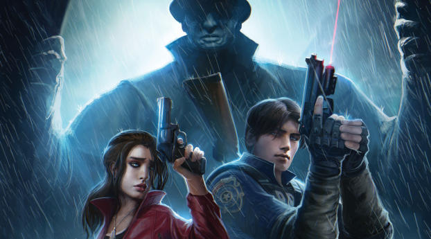 Resident Evil 2 Game Poster Wallpaper 3200x2400 Resolution