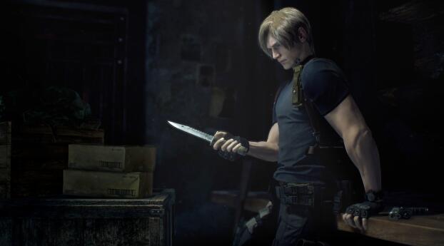 Resident Evil 2023 Gaming Male Character Wallpaper 1920x1080 Resolution