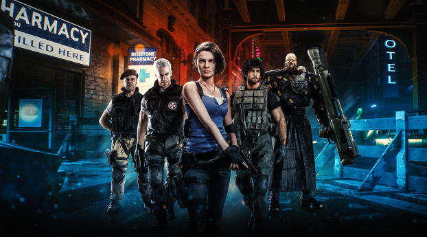 Resident Evil 3 2020 Remake Wallpaper 1125x2436 Resolution