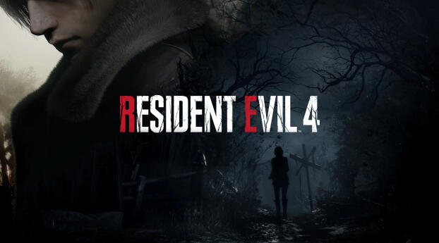 Resident Evil 4 2023 Gaming Poster Wallpaper 851x315 Resolution