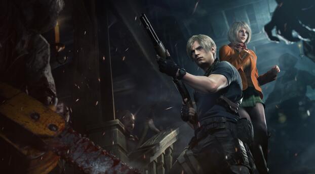 Resident Evil 4 Gaming 2023 Wallpaper 1440x800 Resolution