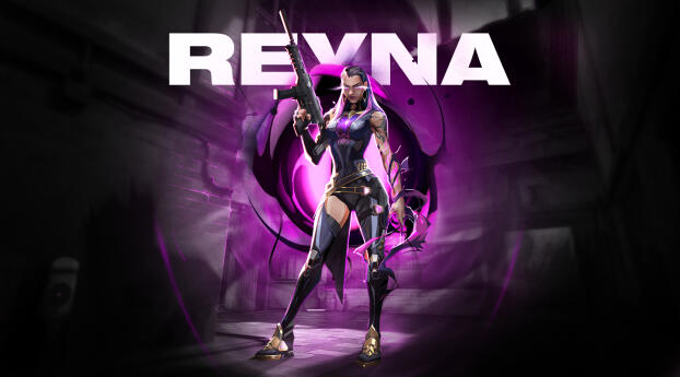 Reyna Valorant HD Gaming Wallpaper 1440x3200 Resolution