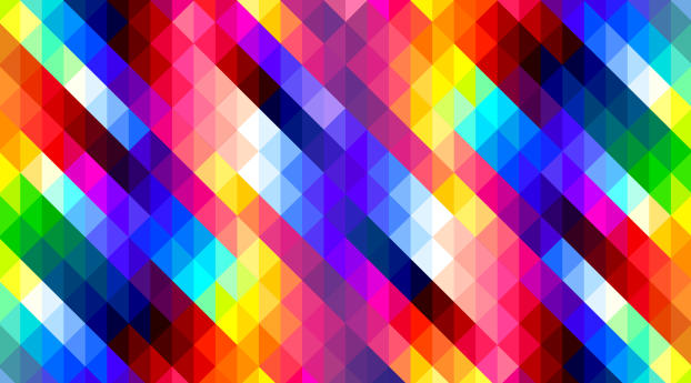 Rhombus Colorful Shapes Wallpaper