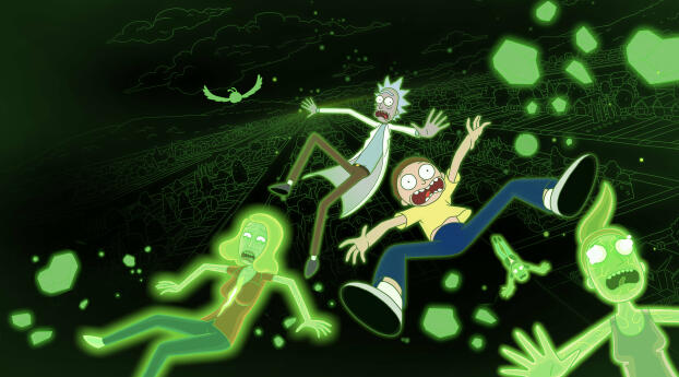 Rick and Morty Season 6 Wallpaper 850x480 Resolution