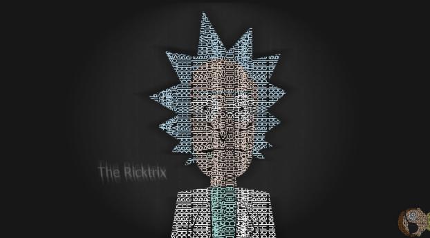 Rick x Matrix Wallpaper 1080x2244 Resolution