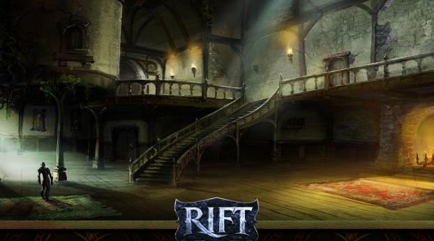 rift, stairs, light Wallpaper 1336x768 Resolution