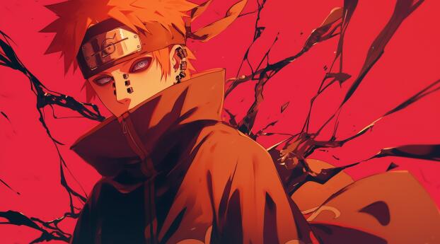 Rinnegan HD Pain Naruto Art Wallpaper 2560x1400 Resolution