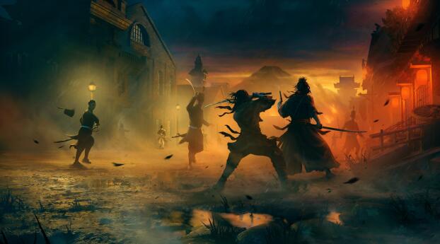Rise of the Ronin Samurai Showdown Wallpaper 1080x2400 Resolution