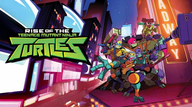 Rise Of The Teenage Mutant Ninja Turtles HD Wallpaper 3449x1600 Resolution