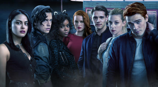 Riverdale Season 2 Cast Wallpaper 2450x1440 Resolution