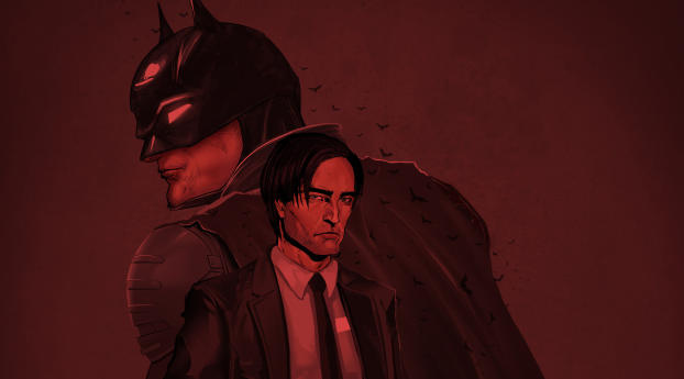 Robert The Batman Pattinson Illustration 2020 Wallpaper 2880x1800 Resolution