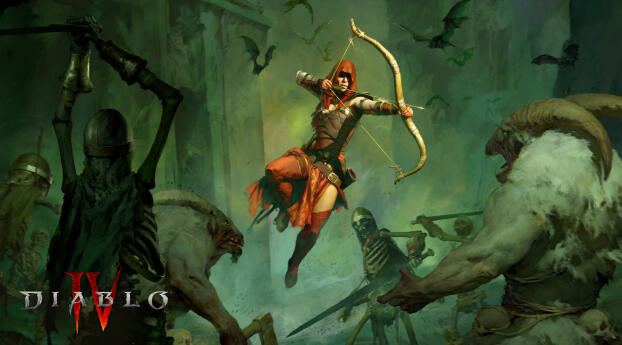 Rogue Diablo IV HD Gaming Wallpaper 1536x2048 Resolution