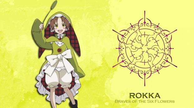 rokka no yuusha, chamo rosso, anime Wallpaper 240x400 Resolution