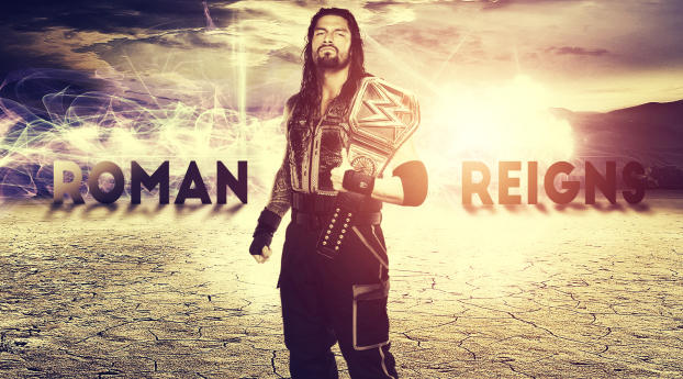 Roman Reigns WWE Champion Wallpaper