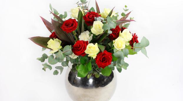 roses, carnations, flowers Wallpaper 640x1136 Resolution