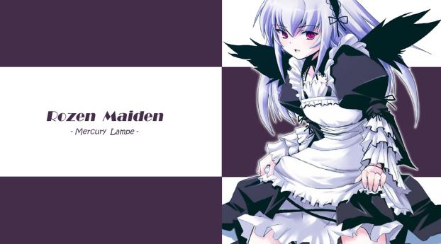 rozen maiden suigintou, girl, apron Wallpaper 320x480 Resolution