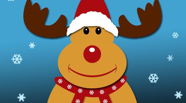 rudolph, reindeer, christmas Wallpaper 1080x2340 Resolution