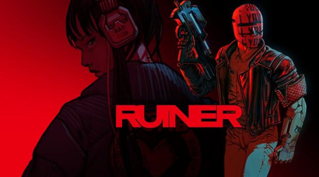Ruiner Game Poster Wallpaper 1080x1920 Resolution