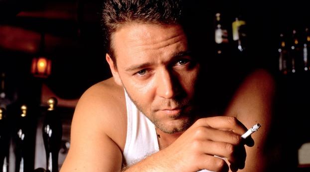 russell crowe, actor, man Wallpaper 1336x768 Resolution