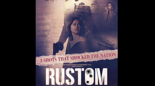 Rustom Movie Poster Wallpaper 240x320 Resolution