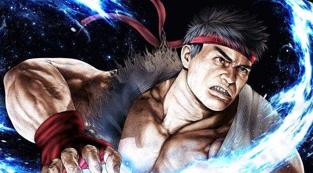 Ryu Street Fighter Cool Wallpaper 1400x1050 Resolution