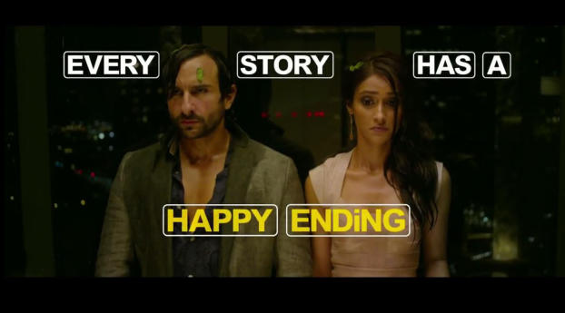 Saif And Ileana Happy Ending 2014 Movie HD Pics Wallpaper 480x484 Resolution