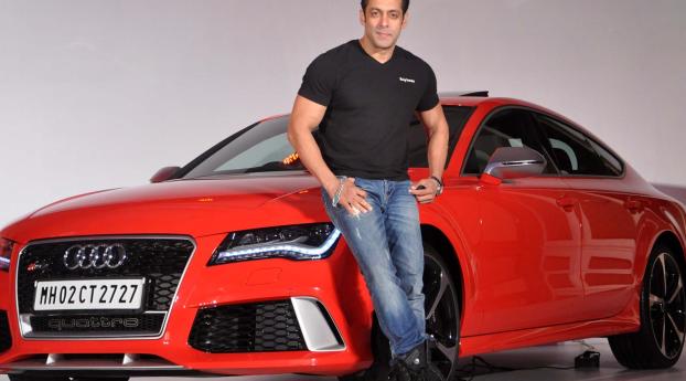 Salman Khan Audi wallpapers Wallpaper 960x544 Resolution